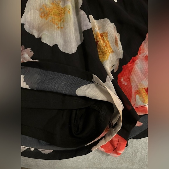 GB black floral romper size S - Picture 3 of 6